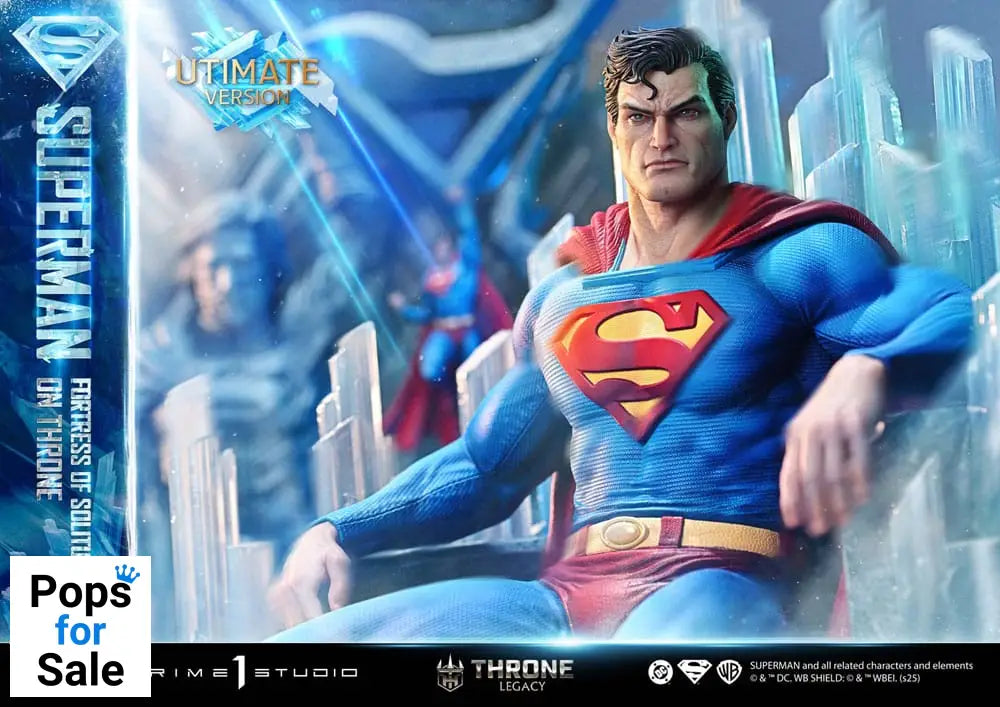DC Comics Throne Legacy Collection Statue Statue 1/4 Superman Fortress of Solitude on Throne (Design by Gabriele