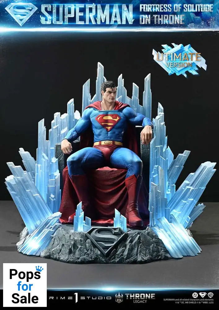 DC Comics Throne Legacy Collection Statue Statue 1/4 Superman Fortress of Solitude on Throne (Design by Gabriele