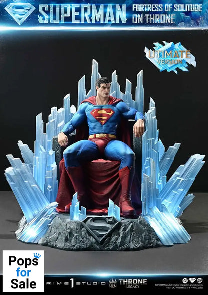 DC Comics Throne Legacy Collection Statue Statue 1/4 Superman Fortress of Solitude on Throne (Design by Gabriele