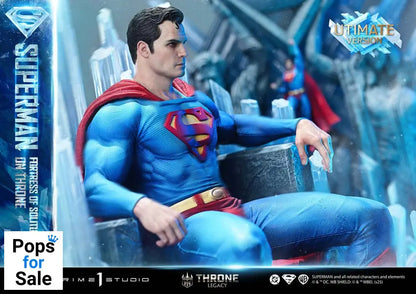 DC Comics Throne Legacy Collection Statue Statue 1/4 Superman Fortress of Solitude on Throne (Design by Gabriele