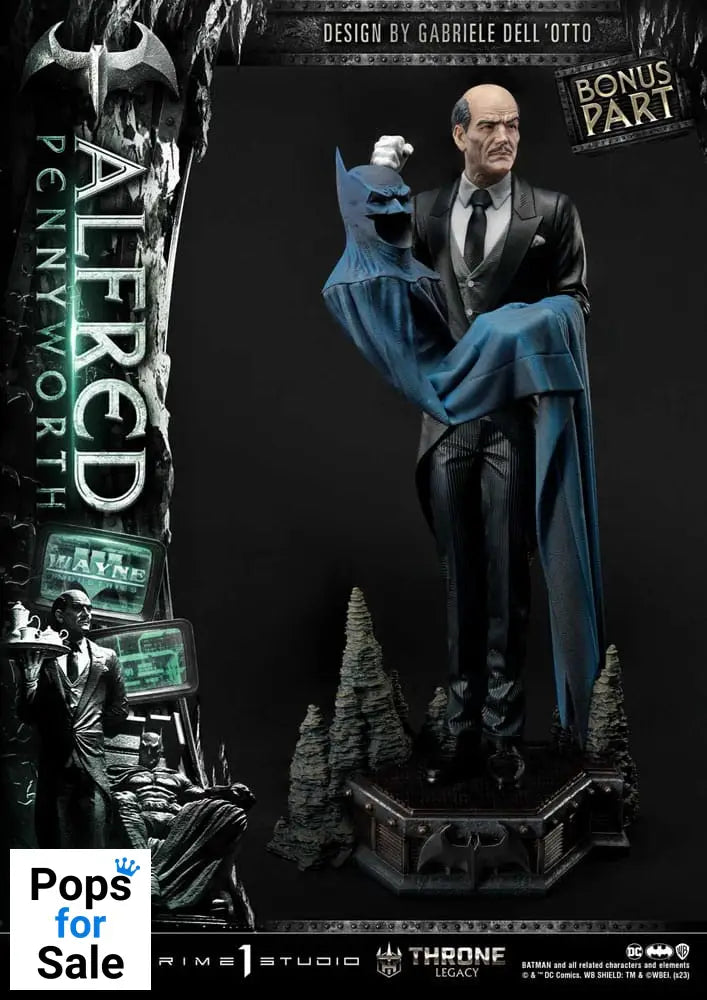 DC Comics Throne Legacy Series Statue Alfred Pennyworth (Batman Comics) Bonus Version 57 cm