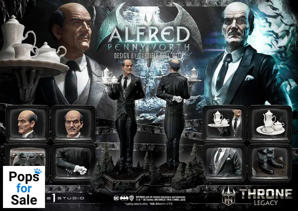 DC Comics Throne Legacy Series Statue Alfred Pennyworth (Batman Comics) Bonus Version 57 cm