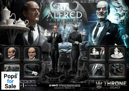 DC Comics Throne Legacy Series Statue Alfred Pennyworth (Batman Comics) Bonus Version 57 cm