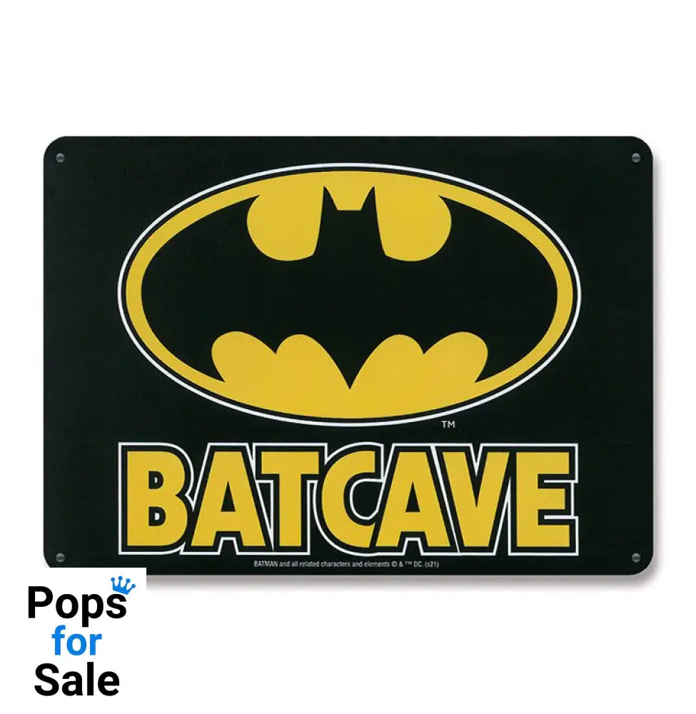 DC Comics Tin Sign Batcave 15 x 21 cm