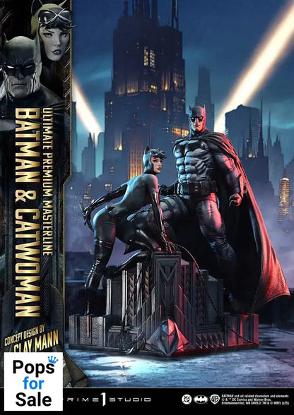 DC Comics Ultimate Premium Masterline Series Statue 1/4 Batman & Catwoman (Concept Design by Clay Mann) 56 cm