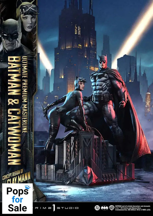 DC Comics Ultimate Premium Masterline Series Statue 1/4 Batman & Catwoman (Concept Design by Clay Mann) 56 cm
