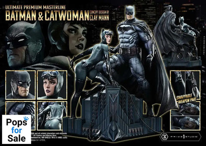 DC Comics Ultimate Premium Masterline Series Statue 1/4 Batman & Catwoman (Concept Design by Clay Mann) 56 cm