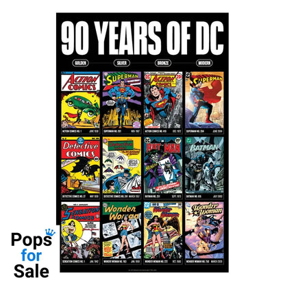 DC Comis Art Print 90 Years Limited Edition 42 x 30 cm