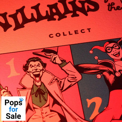 DC Comis Art Print 90th Anniversary Villains Limited Edition 42 x 30 cm