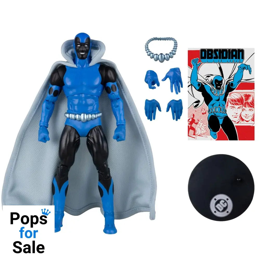 DC Direct Action Figure Obsidian (Infinity Inc #16) (Chase) (Gold Label) 18 cm