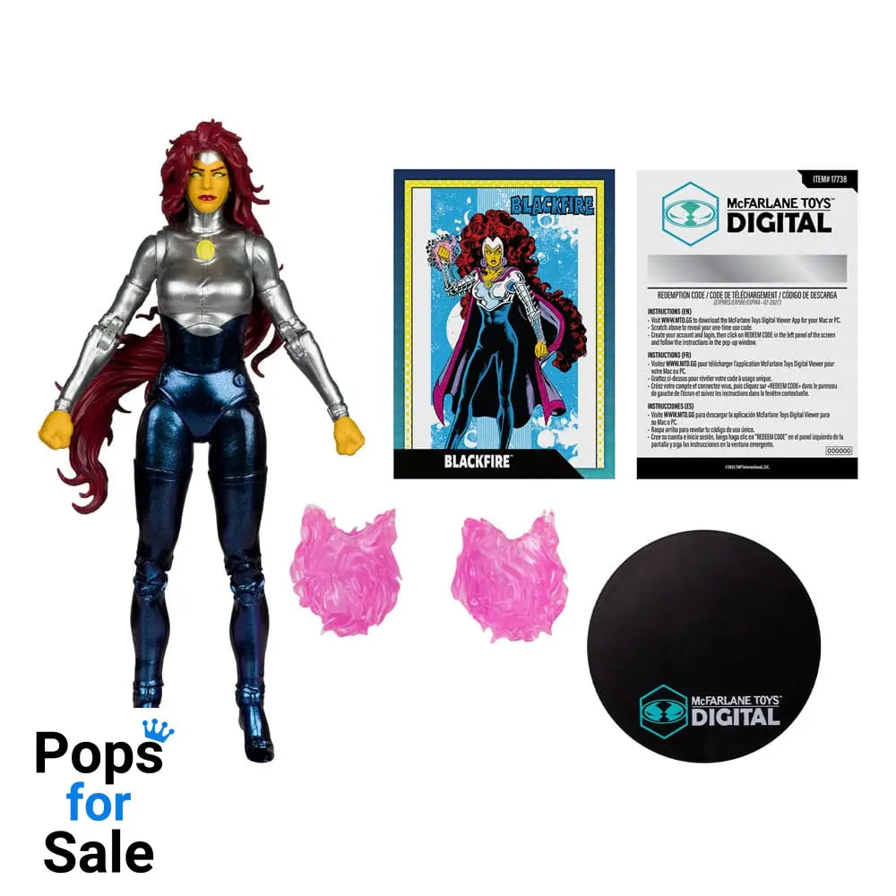 DC Direct McFarlane Toys Digital Action Figure Blackfire (The New Teen Titans) 18 cm