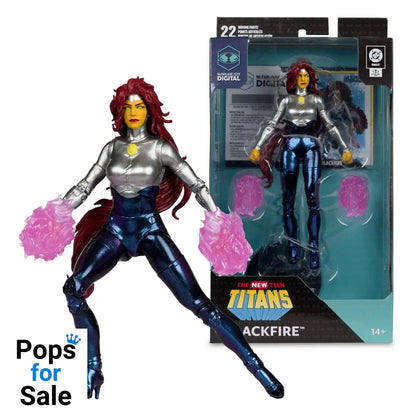 DC Direct McFarlane Toys Digital Action Figure Blackfire (The New Teen Titans) 18 cm