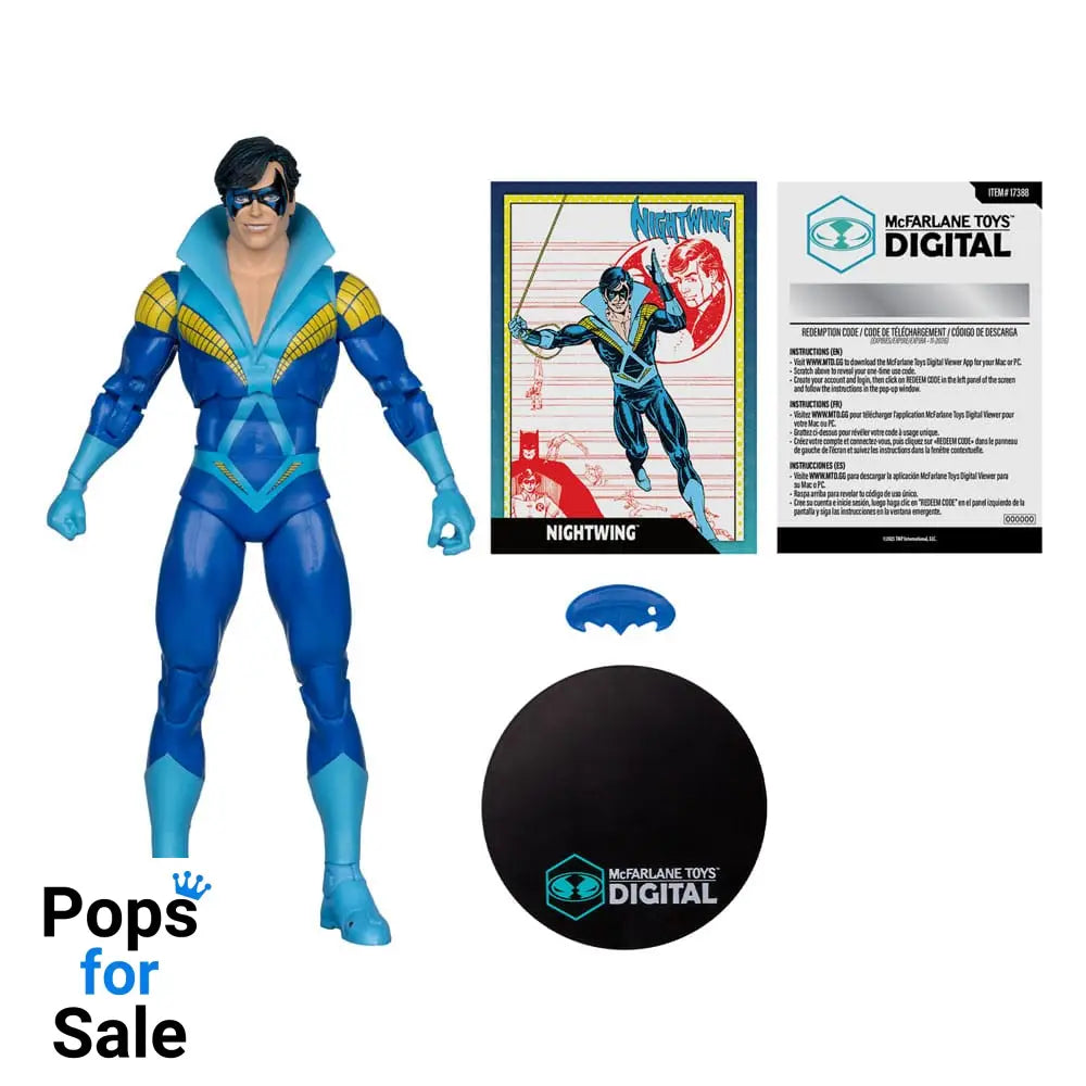 DC Direct McFarlane Toys Digital Action Figure Nightwing (Teen Titans) 18 cm