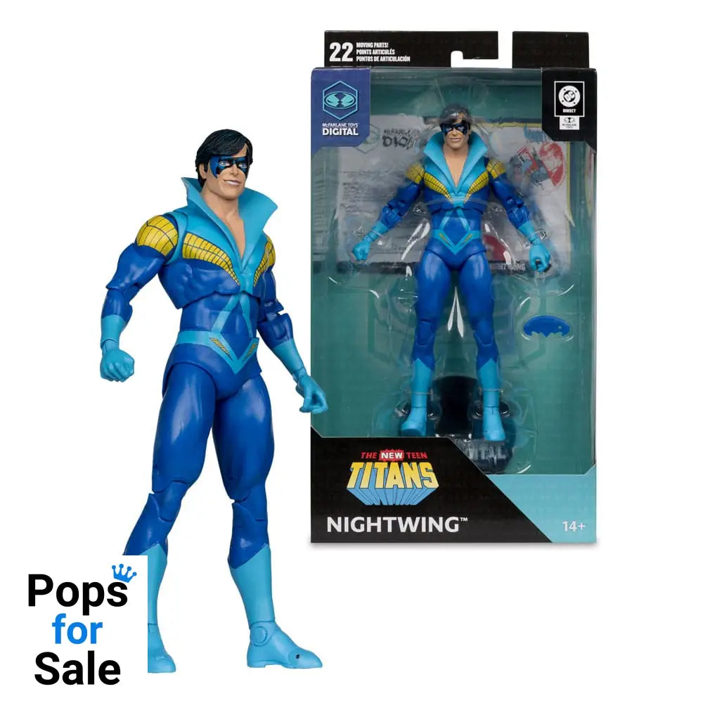 DC Direct McFarlane Toys Digital Action Figure Nightwing (Teen Titans) 18 cm