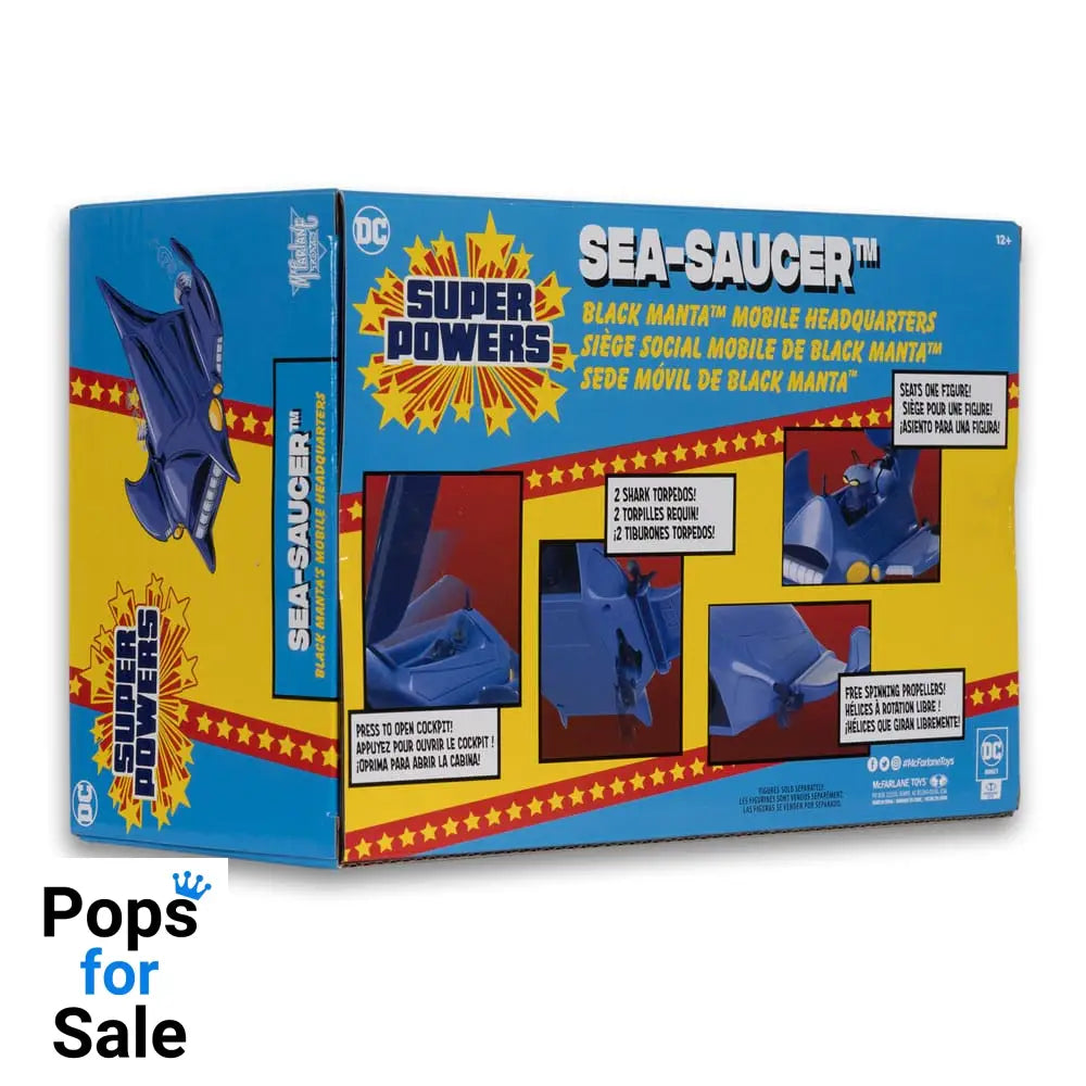 DC Direct Super Powers Vehicles Black Manta Sea Saucer 10 cm