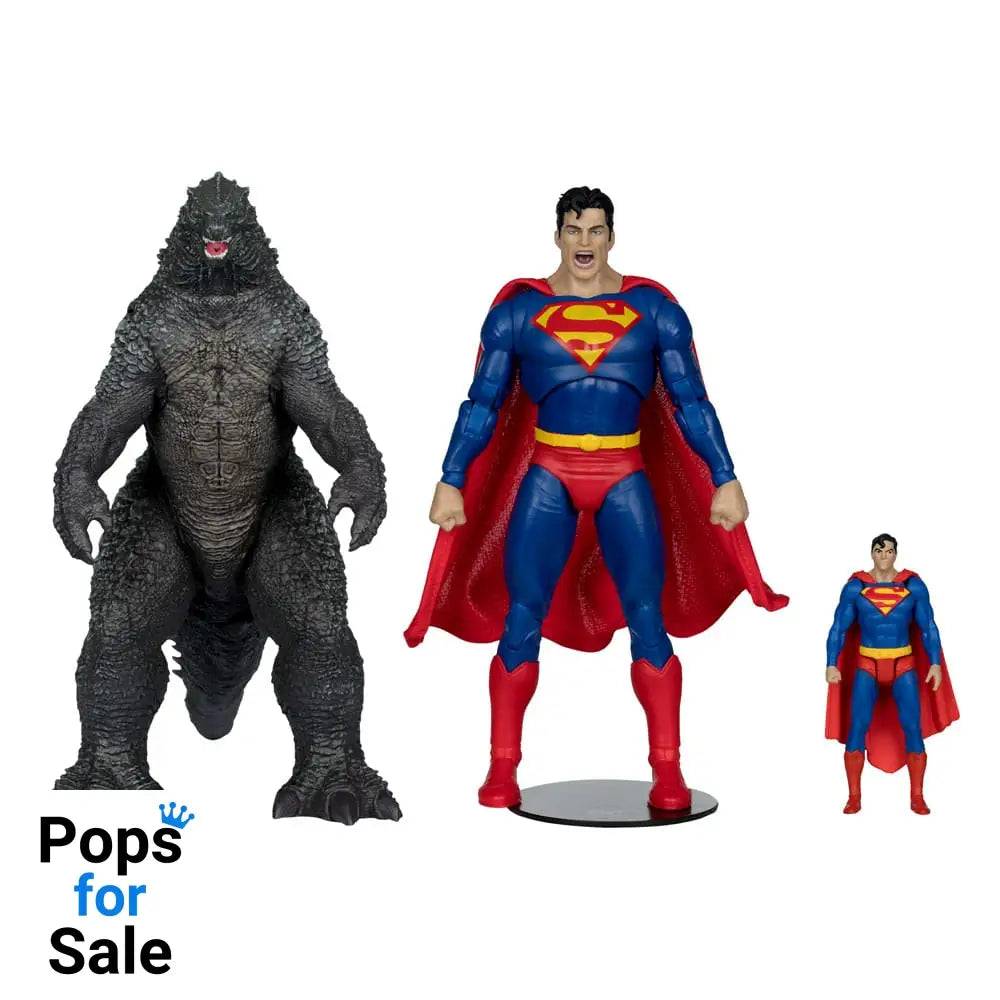 DC Justice League Monsterverse DC Multiverse Action Figures 2-Pack Superman Vs. Godzilla 30 cm Action figures