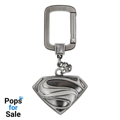 DC Justice League Pewter-Keychain Superman Logo