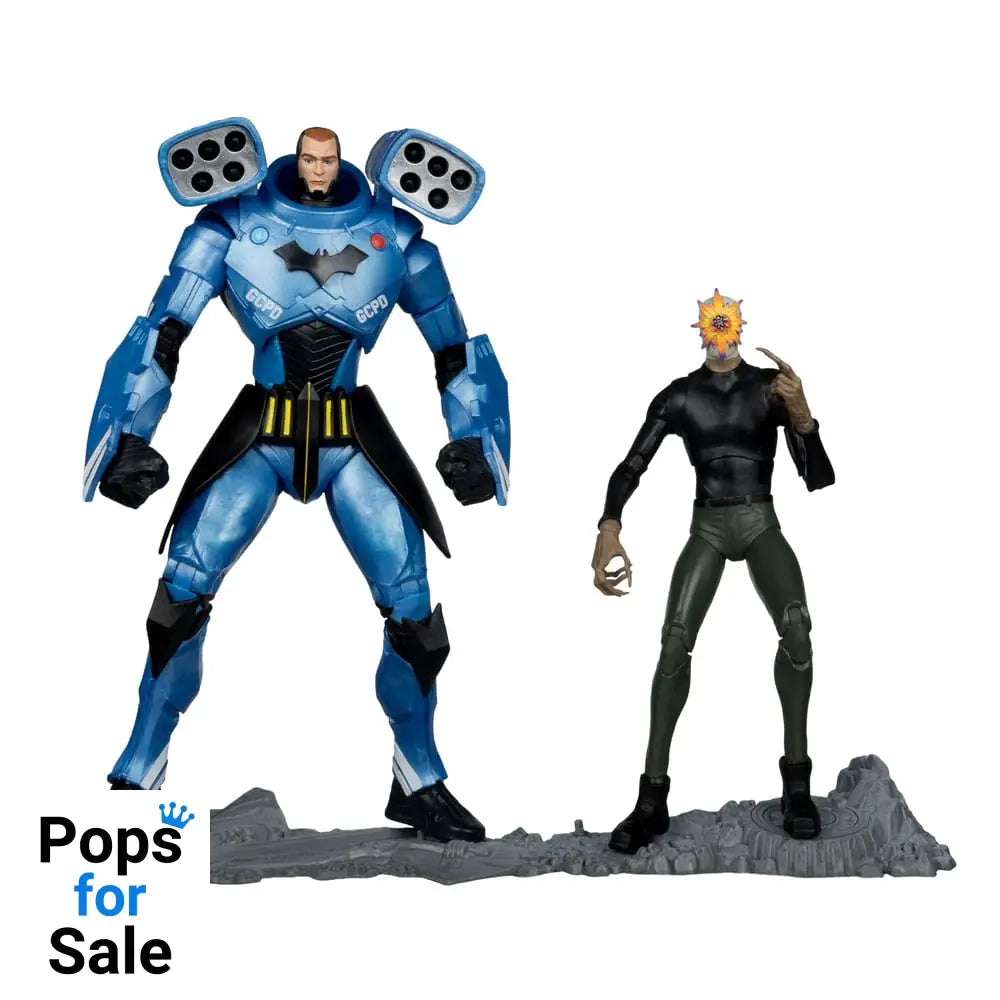 DC Multiverse Action Figure 2-Pack Rookie & Mr. Bloom (Batman: Endgame) (Gold Label) (SDCC) 18 cm