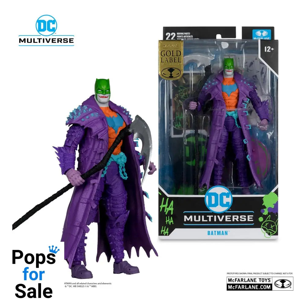 DC Multiverse Action Figure Batman (Dark Nights: Death Metal) Jokerized (Gold Label) 18 cm Action figures