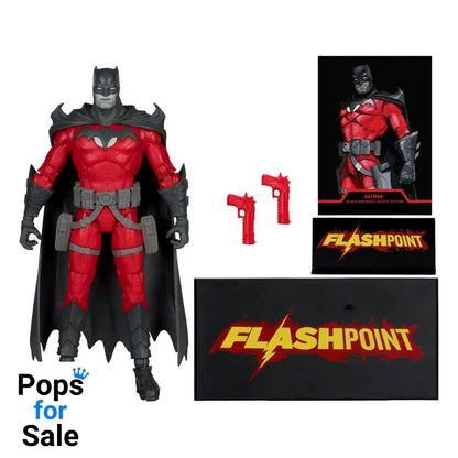 DC Multiverse Action Figure Batman (Flashpoint) (Black & White Accent Edition) (Gold Label) 18 cm