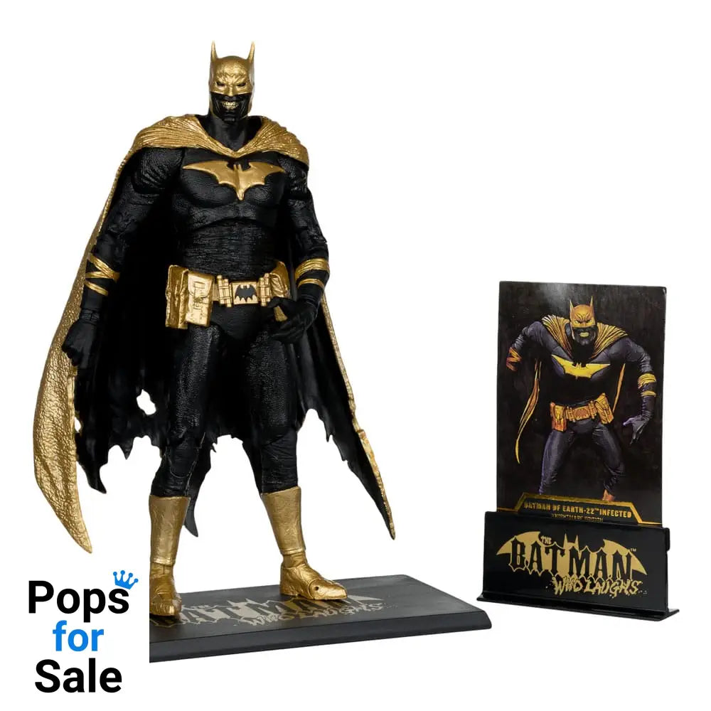 DC Multiverse Action Figure Batman of Earth-22 Infected (Dark Metal) Knightmare Edition (Gold Label) 18 cm