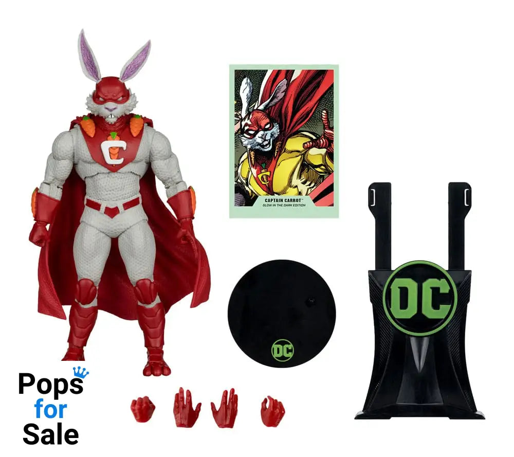 DC Multiverse Action Figure Captain Carrot (Justice League Incarnate) Glow In The Dark Edition (Gold Label) 18 cm