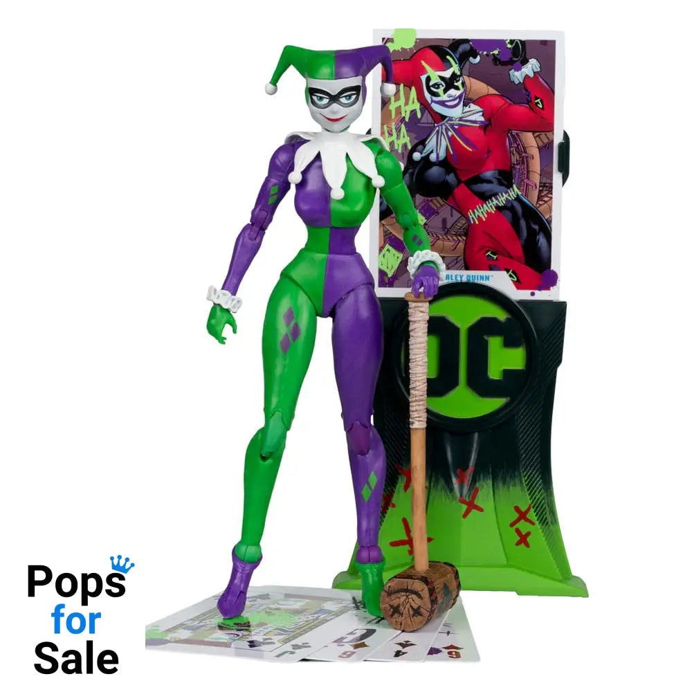 DC Multiverse Action Figure Harley Quinn (DC Classic) Jokerized (Gold Label) 18 cm