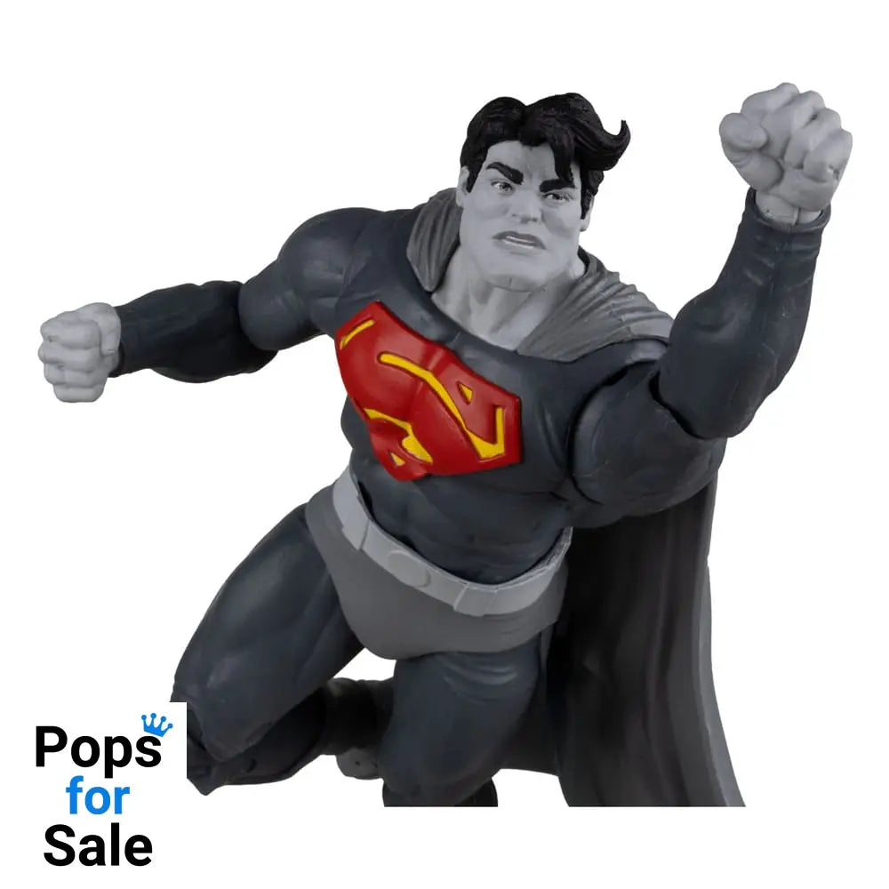 DC Multiverse Action Figure Superman (The Dark Knight Returns) (Black & White Accent Edition) (Gold Label) 18 cm