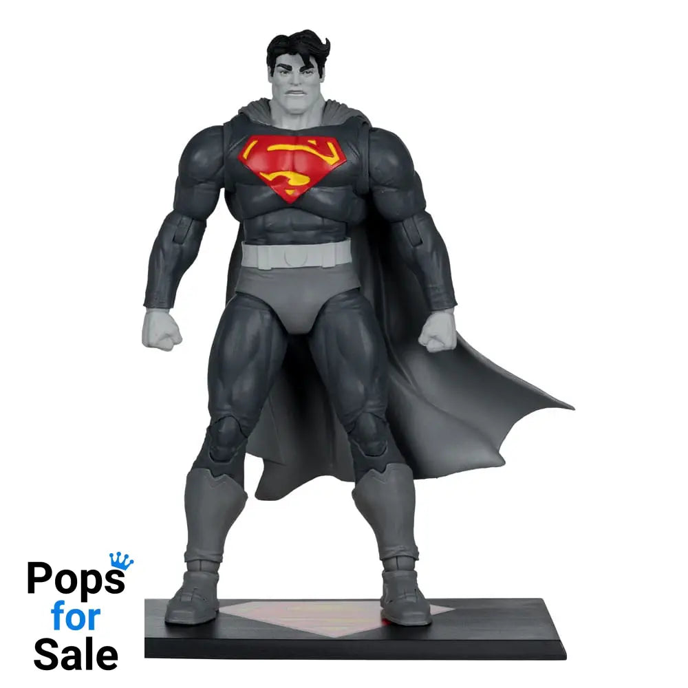 DC Multiverse Action Figure Superman (The Dark Knight Returns) (Black & White Accent Edition) (Gold Label) 18 cm