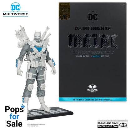 DC Multiverse Action Figure The Grim Knight (Dark Nights Metal) (Black & White Accent Edition) (Gold Label) 18 cm