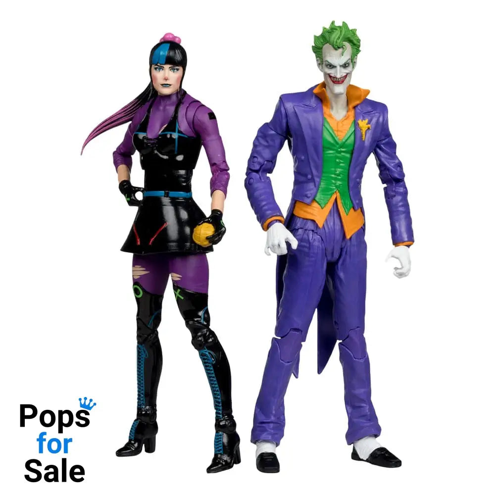 DC Multiverse Action Figures Pack of 2 The Joker & Punchline 18 cm