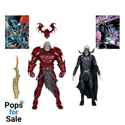 DC Multiverse McFarlane Collector Edition Action Figure 2-Pack #04 Batman who laughs (Knight Armor) & Merciless (Dark Multiverse)  18 cm