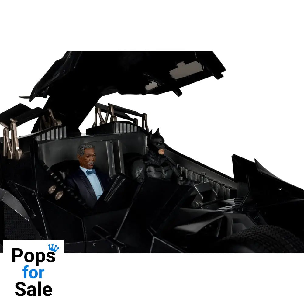 DC Multiverse Vehicle Tumbler with Lucuis Fox (The Dark Knight) (Gold Label)