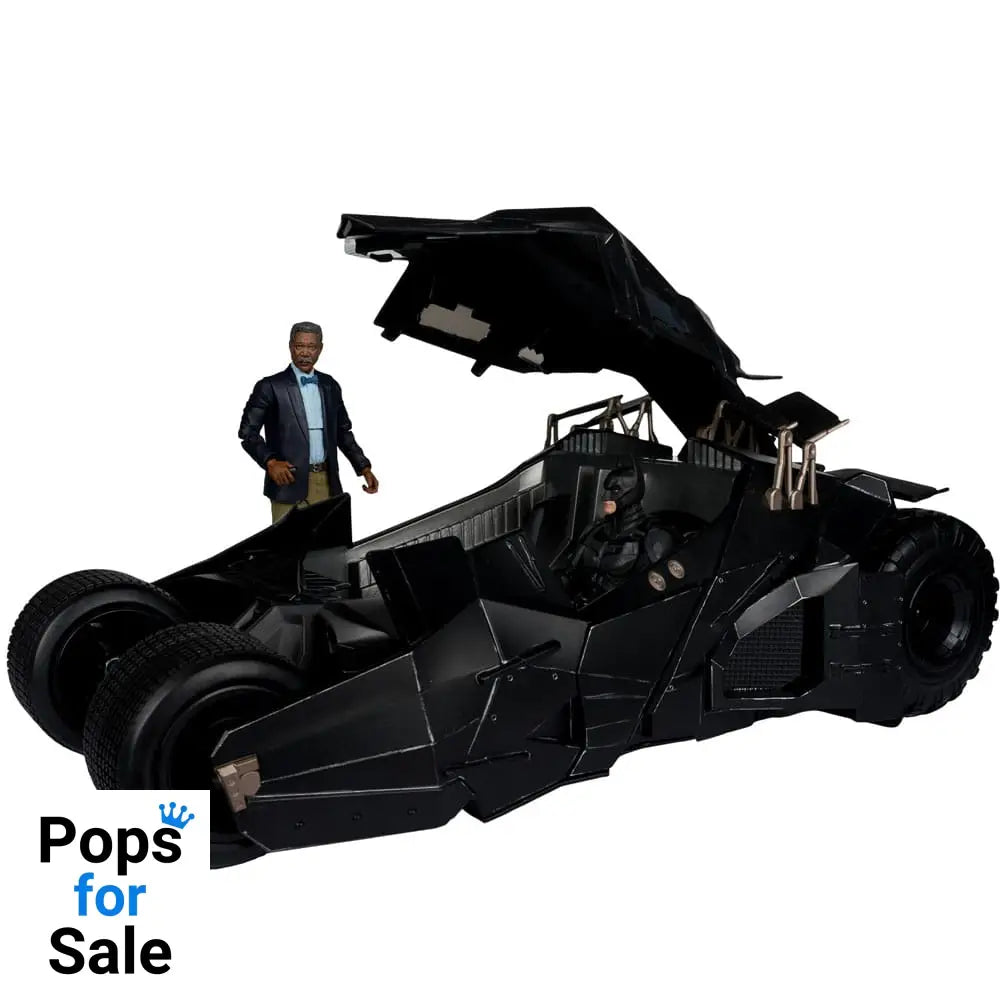 DC Multiverse Vehicle Tumbler with Lucuis Fox (The Dark Knight) (Gold Label)