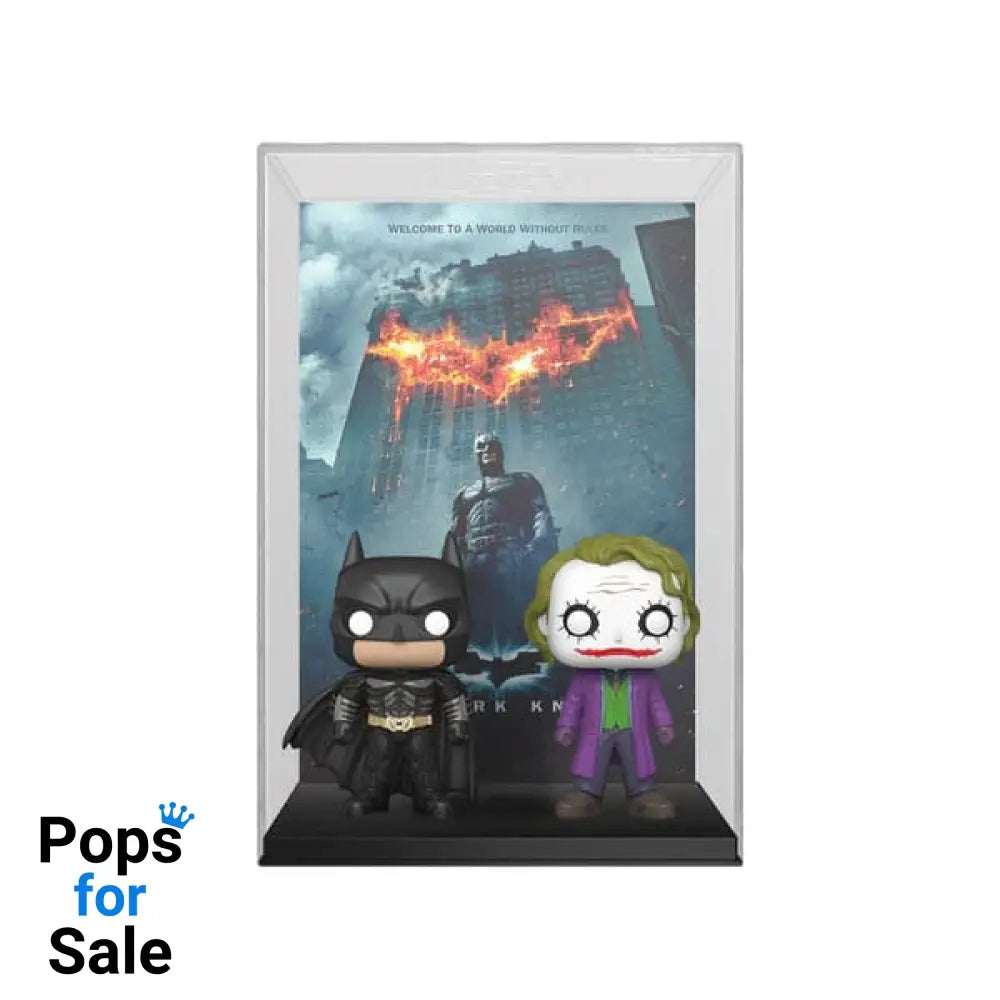 DC POP! Movie Poster & Figure The Dark Knight 9 cm