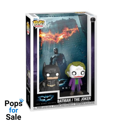 DC POP! Movie Poster & Figure The Dark Knight 9 cm
