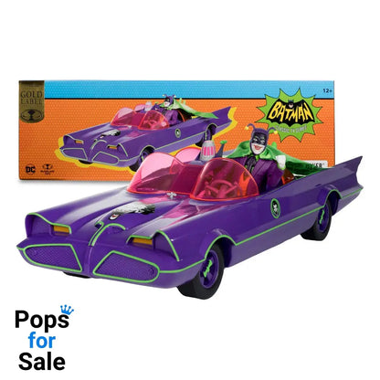 DC Retro Action Figure with vehicle Batman 66 Batmobil with Joker (Gold Label) Action figures