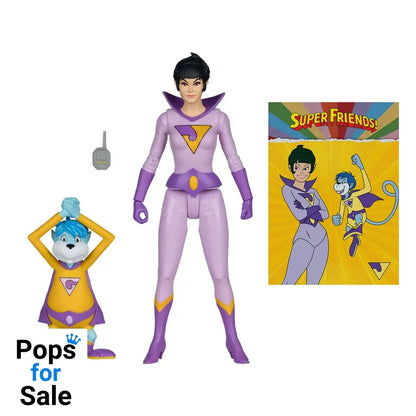 DC Retro Super Friends Action Figure Jayna & Gleek (Red Platinum Edition) 15 cm