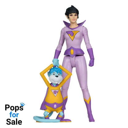 DC Retro Super Friends Action Figure Jayna & Gleek (Red Platinum Edition) 15 cm