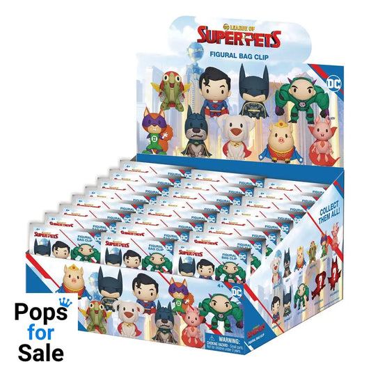 DC Super Pets 3D PVC Bag Clips Series 1 Display (24)