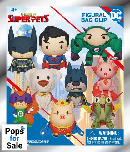 DC Super Pets 3D PVC Bag Clips Series 1 Display (24)