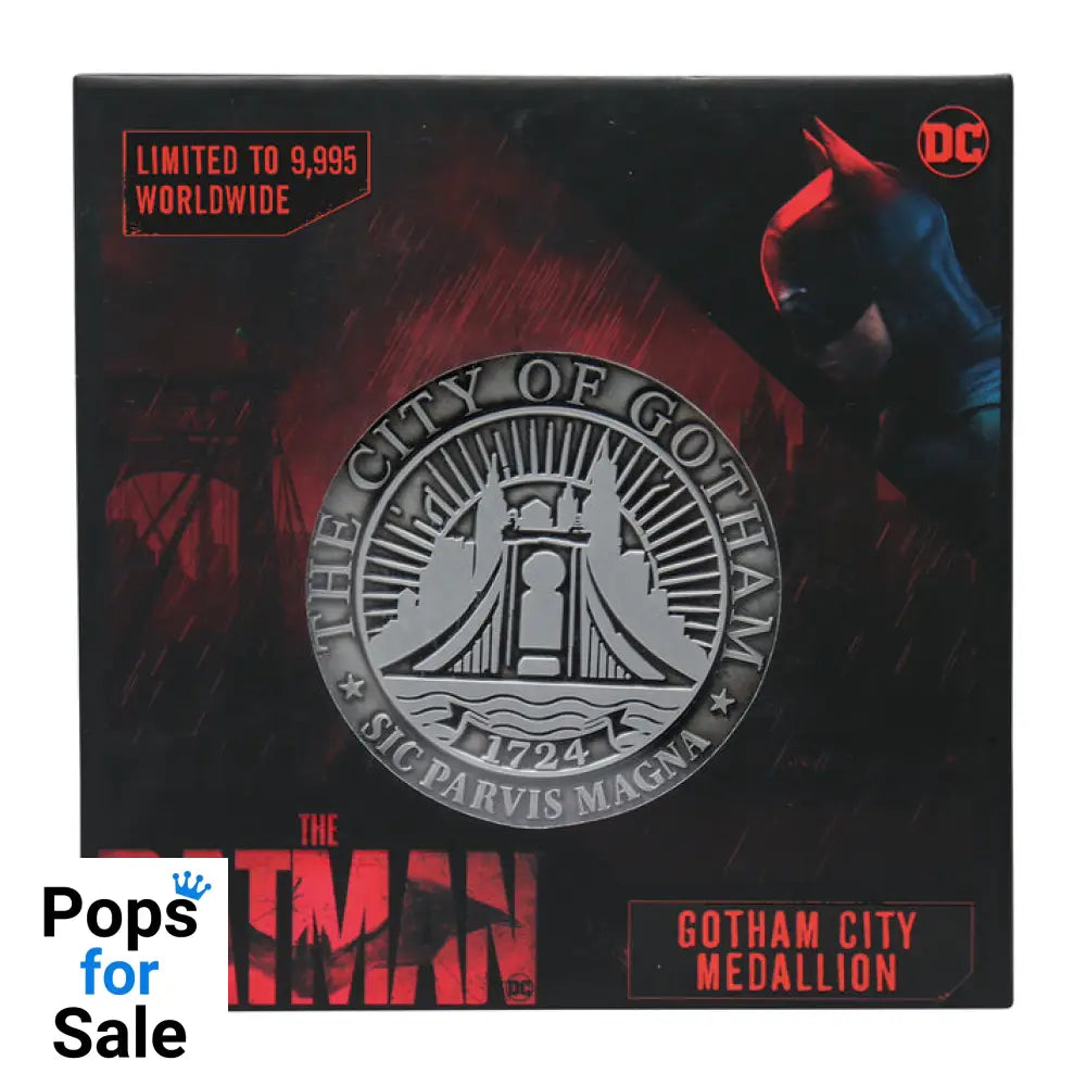 DC The Batman Limited Edition City of Gotham Medallion Medallion