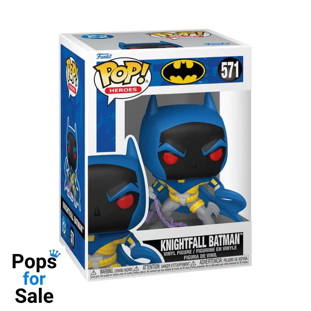 DC Thru The Years POP! Heroes Vinyl Figures Knightfall Batman(90's) 9 cm
