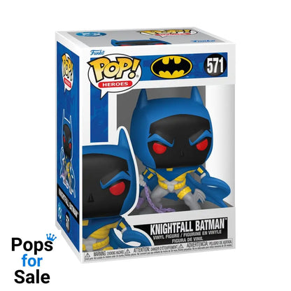 DC Thru The Years POP! Heroes Vinyl Figures Knightfall Batman(90's) 9 cm