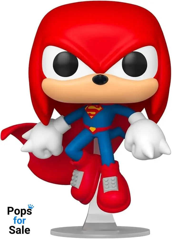 DC x Sonic the Hedgehog POP! Heroes Vinyl Figure Knuckles as Superman 9 cm