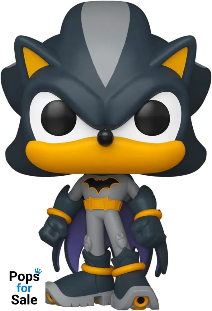DC's Justice League and Sonic the Hedgehog POP! Movies Vinyl Figures Shadow/Batman 9 cm