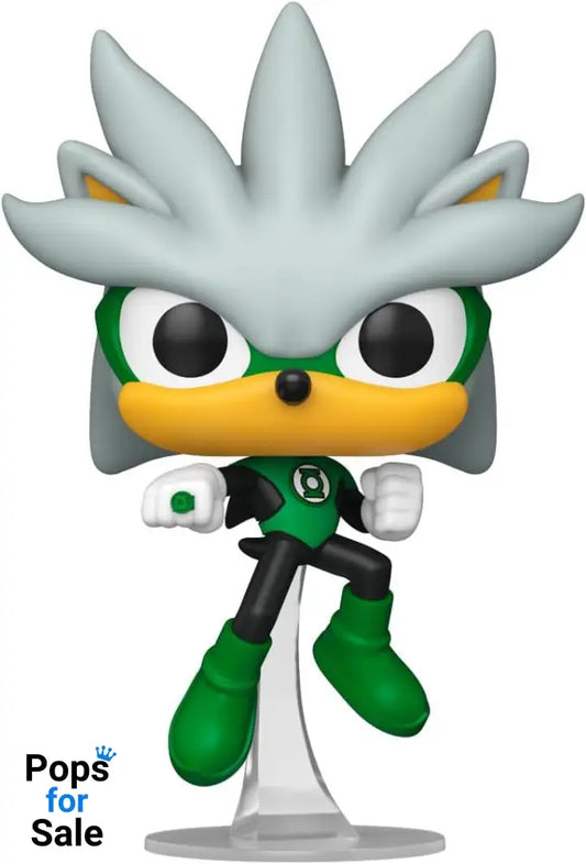 DC's Justice League and Sonic the Hedgehog POP! Movies Vinyl Figures Silver/GL 9 cm