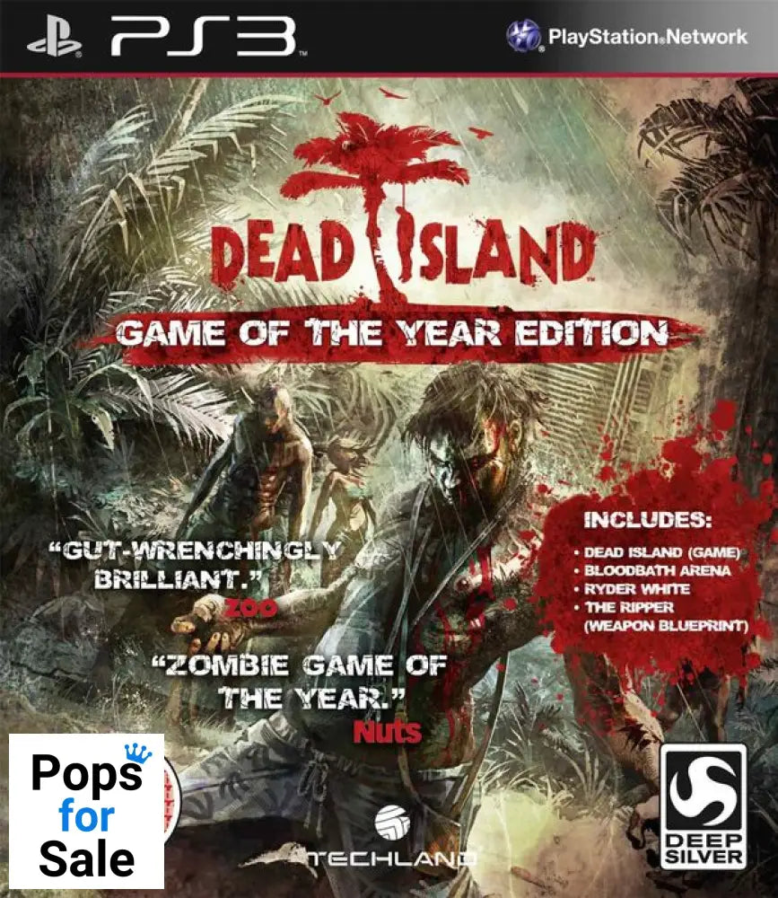 Dead Island Game of the Year Edition for Sony Playstation 3 (PS3)