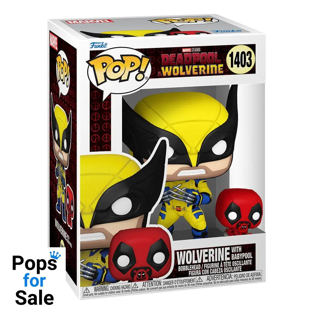 Deadpool 3 POP & Buddy! Vinyl Figure Wolverine w/ Babypool 9 cm