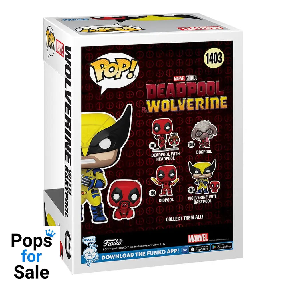 Deadpool 3 POP & Buddy! Vinyl Figure Wolverine w/ Babypool 9 cm